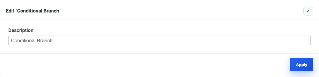 Live v2 Conditional Branch settings.